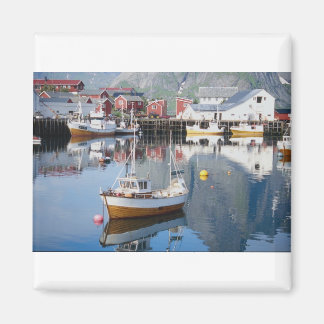 Íman Aldeia de pesca de Reine, Lofoten, Noruega