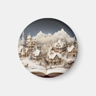 Íman Aldeia de Storybook no Alpino de Natal