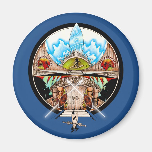 Íman Aldeia de Tiki (Frente)