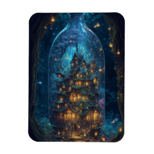 Íman Aldeia Firefly Arte Digital Fantasia