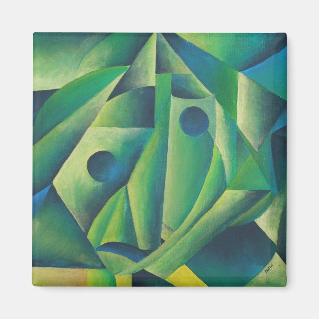 Íman Aldeia Geométrica Da Abstrato (Frente)