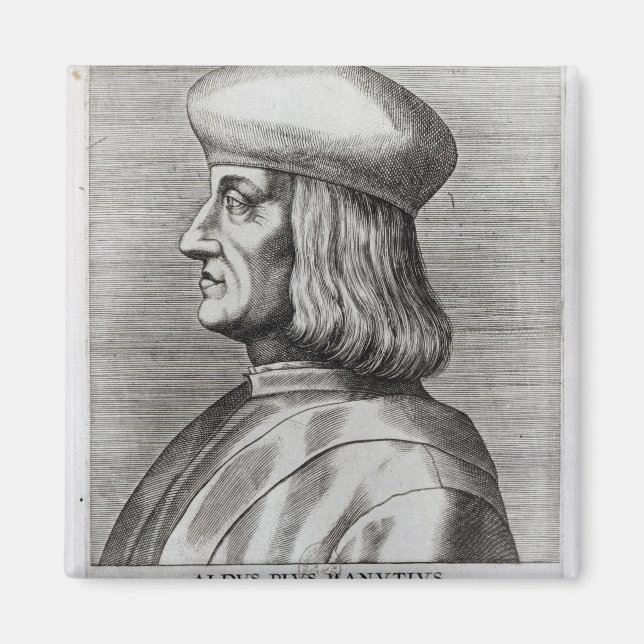 Íman Aldus Manutius (Frente)