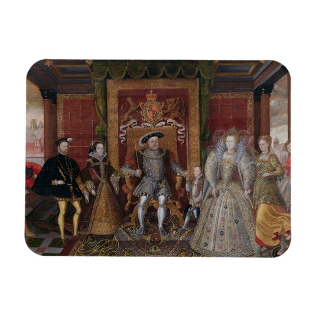 Íman Alegoria da Sucessão Tudor: A Família de (Horizontal)