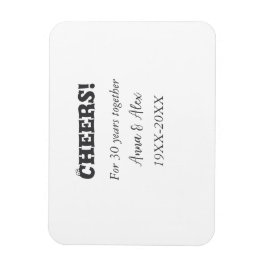 Íman Alegra-se a 30 anos juntos, aniversários, adicione