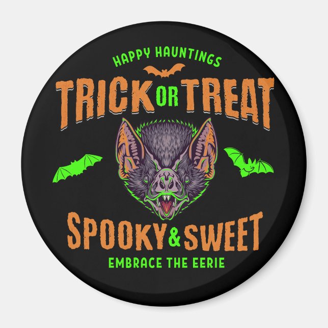 Íman Alegres Assombrações | Truque ou Travessura Morceg (Frente)