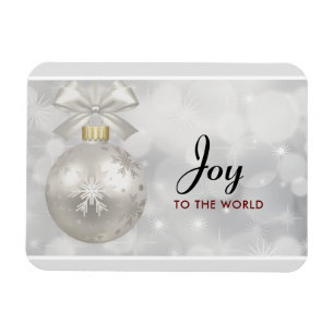 Íman Alegria à Bola de Natal do World Elegant Silver