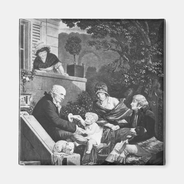 Íman Alegria de ser pai, c.1797 (Frente)