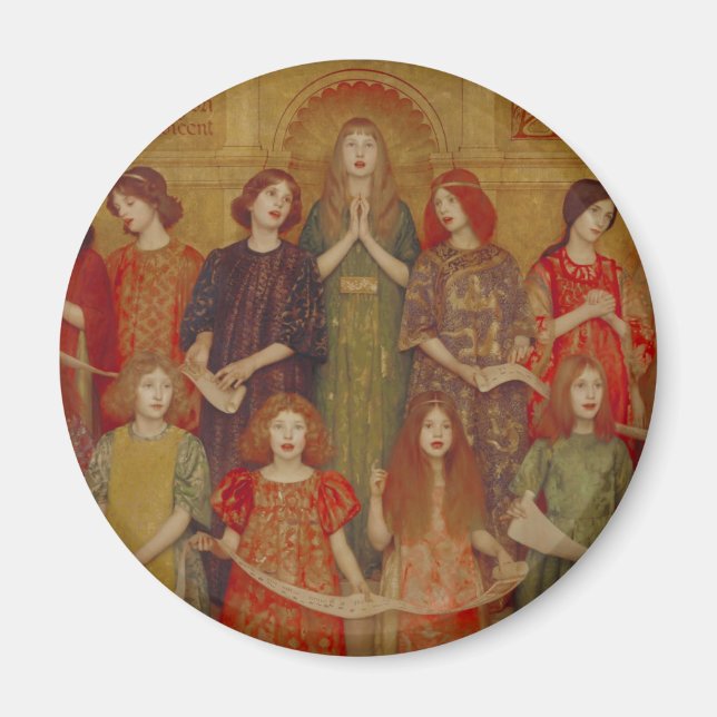 Íman Aleluia (por Thomas Cooper Gotch) (Frente)