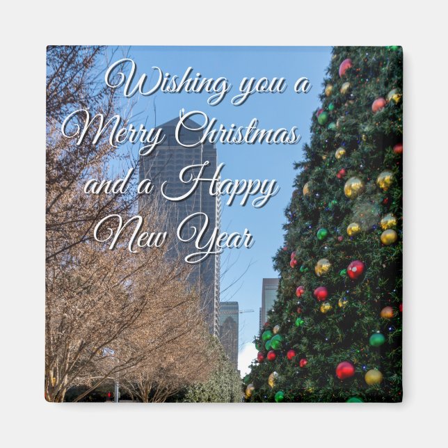Íman Além da Árvore de Natal de Dallas (Frente)