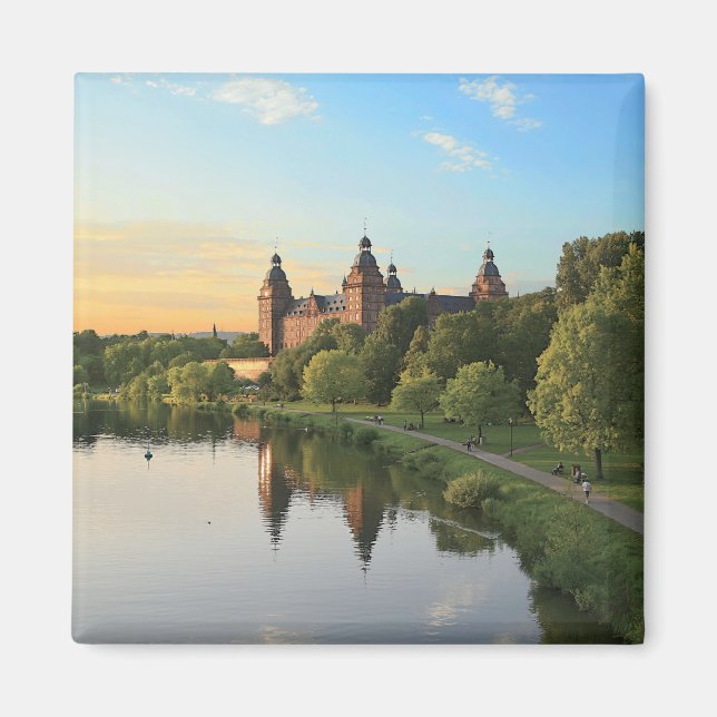 Íman Alemanha, Aschaffenburg, Castelo (castelo) (Frente)