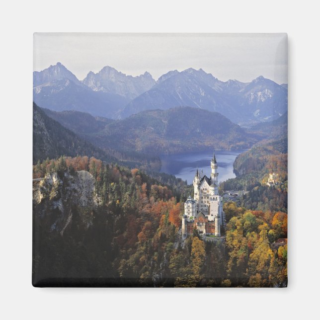 Íman Alemanha, Baviera, Castelo Neuschwanstein. Grande (Frente)
