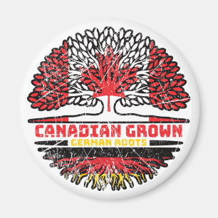 Íman Alemanha Canadense Canadá Árvore Bandeira