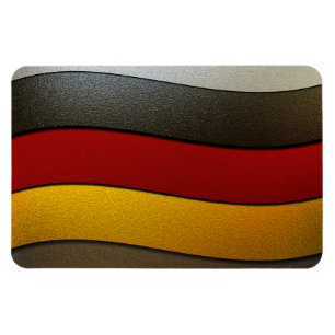 Íman Alemanha Flag Colors-Chrome por Shirley Taylor