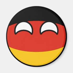 Íman Alemanha Geeky de tensão engraçada Countryball