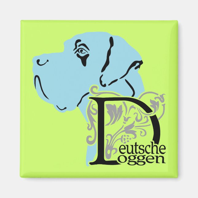 Íman Alemão: Dogue (Frente)