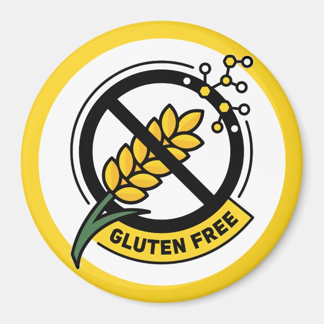 Íman alergênico sem glúten (Frente)