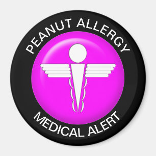 Íman Alergia de amendoim Magnet