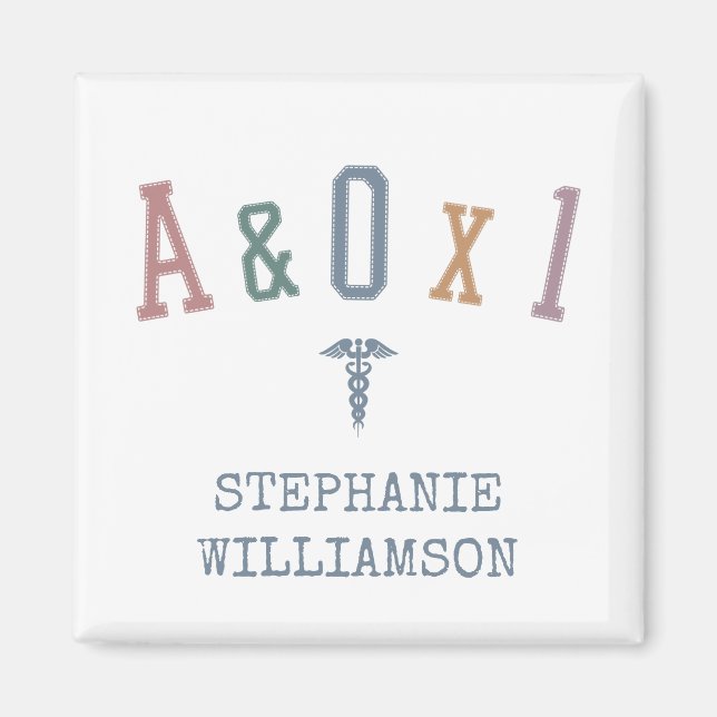 Íman Alertar e orientado para a pessoa A&OX1 enfermeira (Frente)