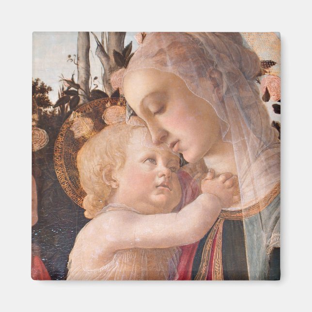 Íman Alessandro Botticelli é A Virgem e a Criança (Frente)