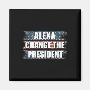Íman Alexa Muda O Presidente Engraçado Trump