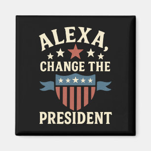 Íman Alexa, Mude o Presidente Anti Trump Engraçado Trum