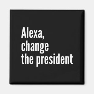 Íman Alexa, mude o presidente anti trump engraçado trum