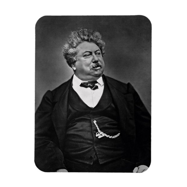 Íman Alexandre Dumas pere (1802-70), de "Galerie Cont (Vertical)