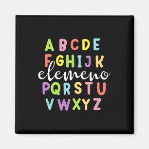 Íman Alfabeto Groovy Abc Elemeno De Volta à Escola Prof