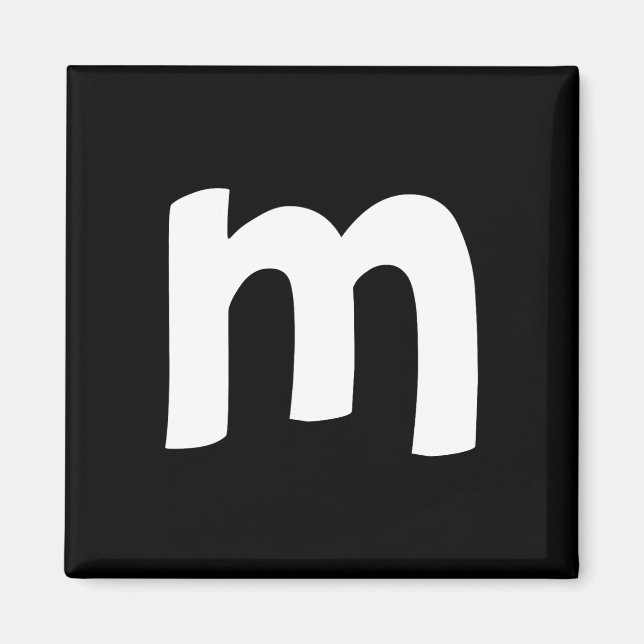 Íman Alfabeto Minúscula m (Frente)