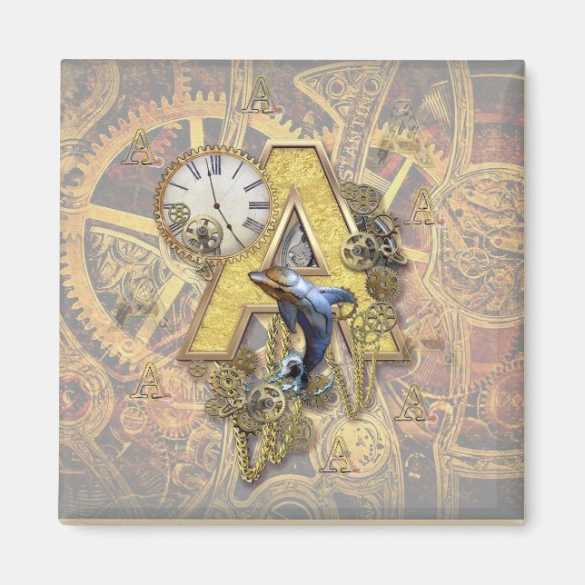 Íman Alfabeto, Monograma A (Frente)