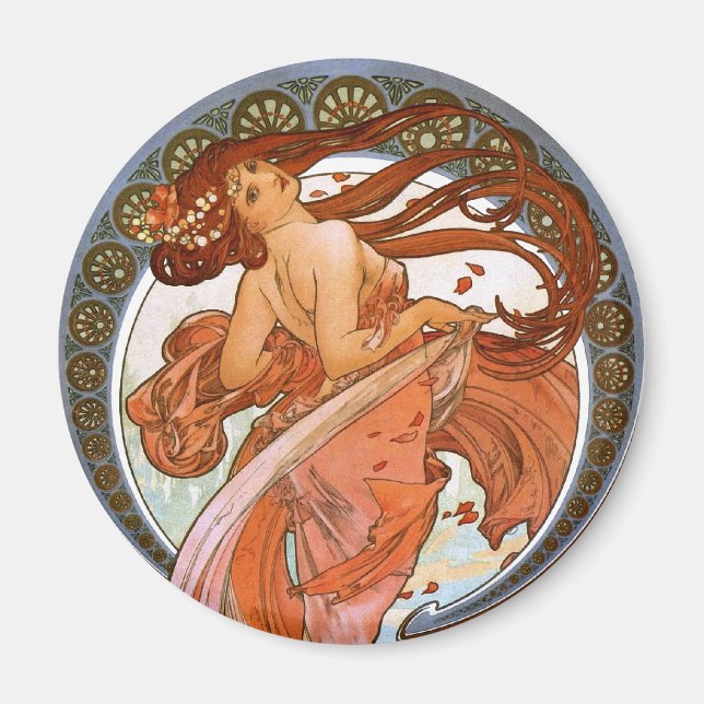 Íman Alfons Mucha: Dança (Frente)