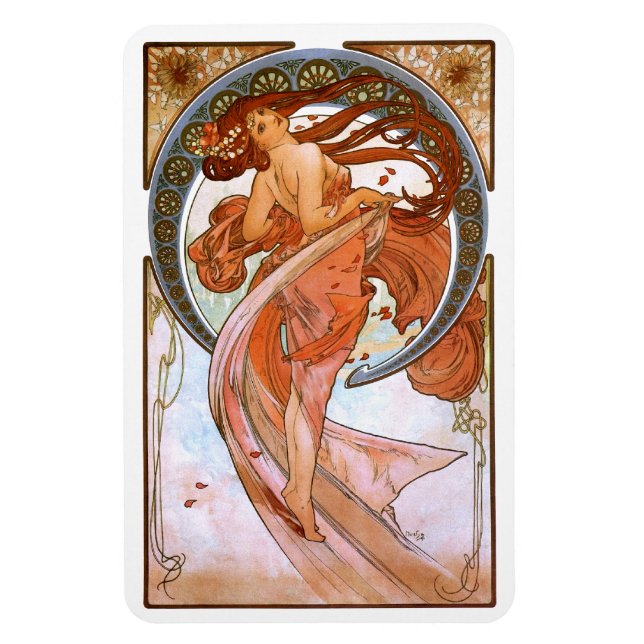 Íman Alfons Mucha: Dança (Vertical)
