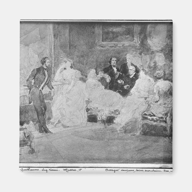 Íman Alfred de Musset Eugene Delacroix (Frente)