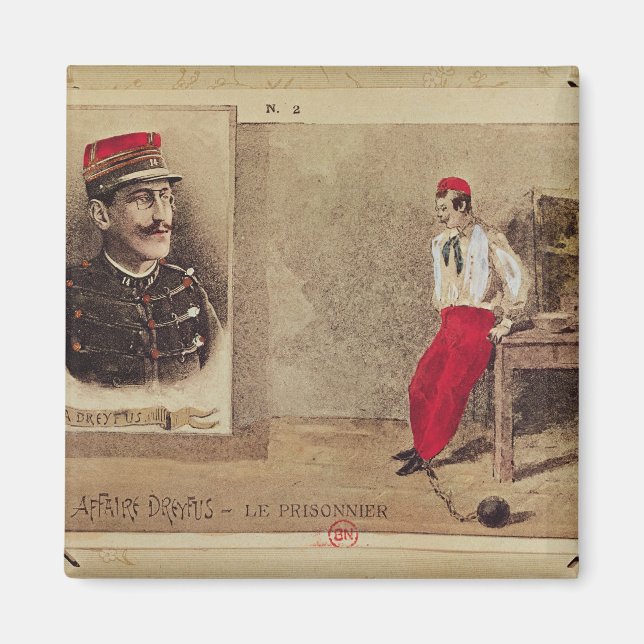 Íman Alfred Dreyfus como prisioneiro, 1894-1906 (Frente)