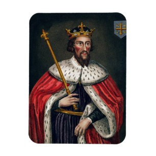 Íman Alfred o excelente (849-99), após uma pintura no