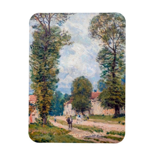 Íman Alfred Sisley - A Estrada de Versalhes (Vertical)