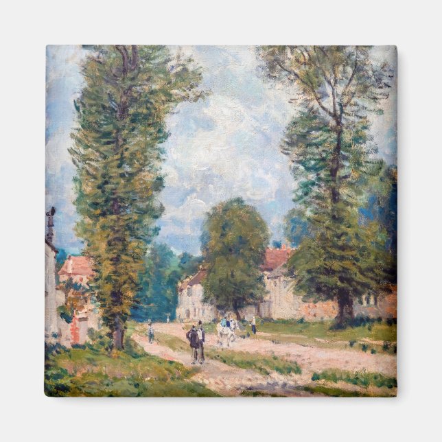 Íman Alfred Sisley - A Estrada de Versalhes (Frente)