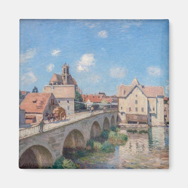Íman Alfred Sisley - A Ponte de Moret (Frente)