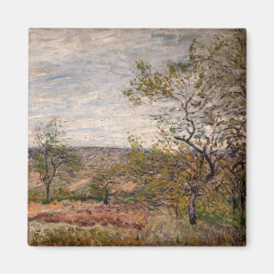 Íman Alfred Sisley - Dia do Vento em Veneux