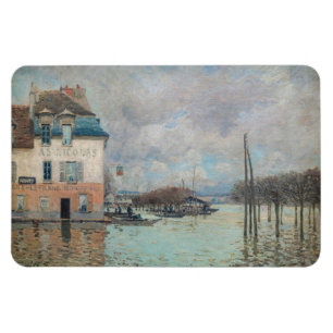 Íman Alfred Sisley - Inundação em Port-Marly 1876