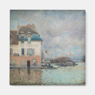 Íman Alfred Sisley - Inundações em Port-Marly 1876