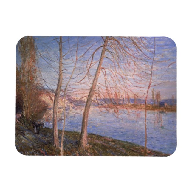 Íman Alfred Sisley | Manhã De Inverno (Horizontal)