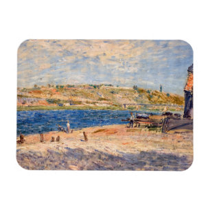 Íman Alfred Sisley - Margens do Rio em Saint-Mammes