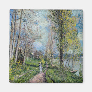 Íman Alfred Sisley - Margens do Sena em By