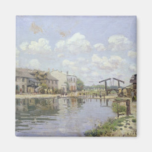 Íman Alfred Sisley   o canal St Martin, Paris