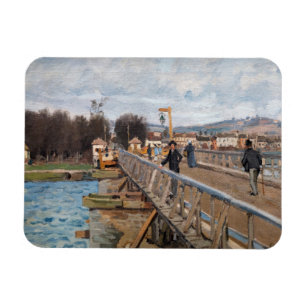 Íman Alfred Sisley - Passagem de nível em Argenteuil