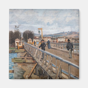 Íman Alfred Sisley - Passagem de nível em Argenteuil