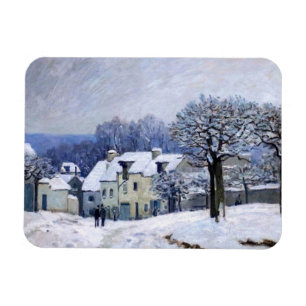 Íman Alfred Sisley - Place Chenil em Marly, Efeito de N