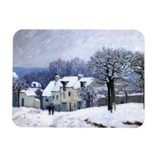Íman Alfred Sisley Place du Chenil em Marly, neve