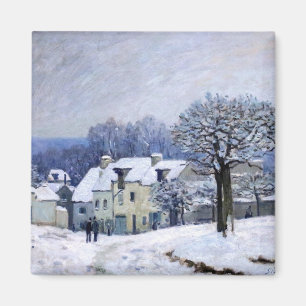 Íman Alfred Sisley - Praça Chenil em Marly, Efeito de N